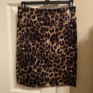 Cheetah Print Skirt